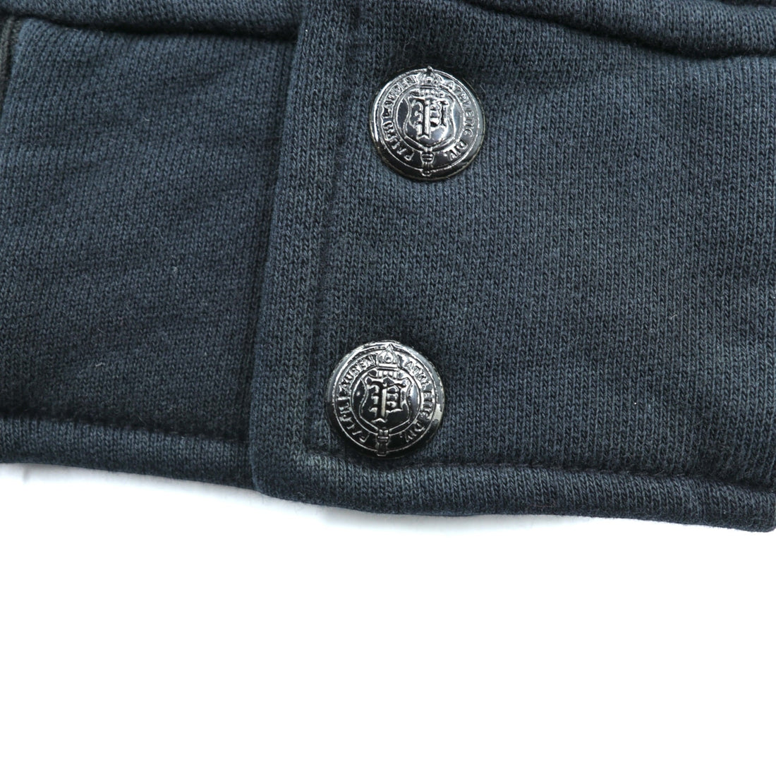 Polo Ralph Lauren レタード スタジャン スウェット L ブラック ワッペン P リブライン