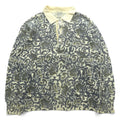 HUGO BOSS 90s Vintage Polo Knit Sweater XL - Twenty, Paisley Pattern