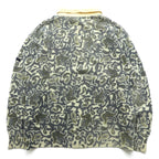 HUGO BOSS 90s Vintage Polo Knit Sweater XL - Twenty, Paisley Pattern