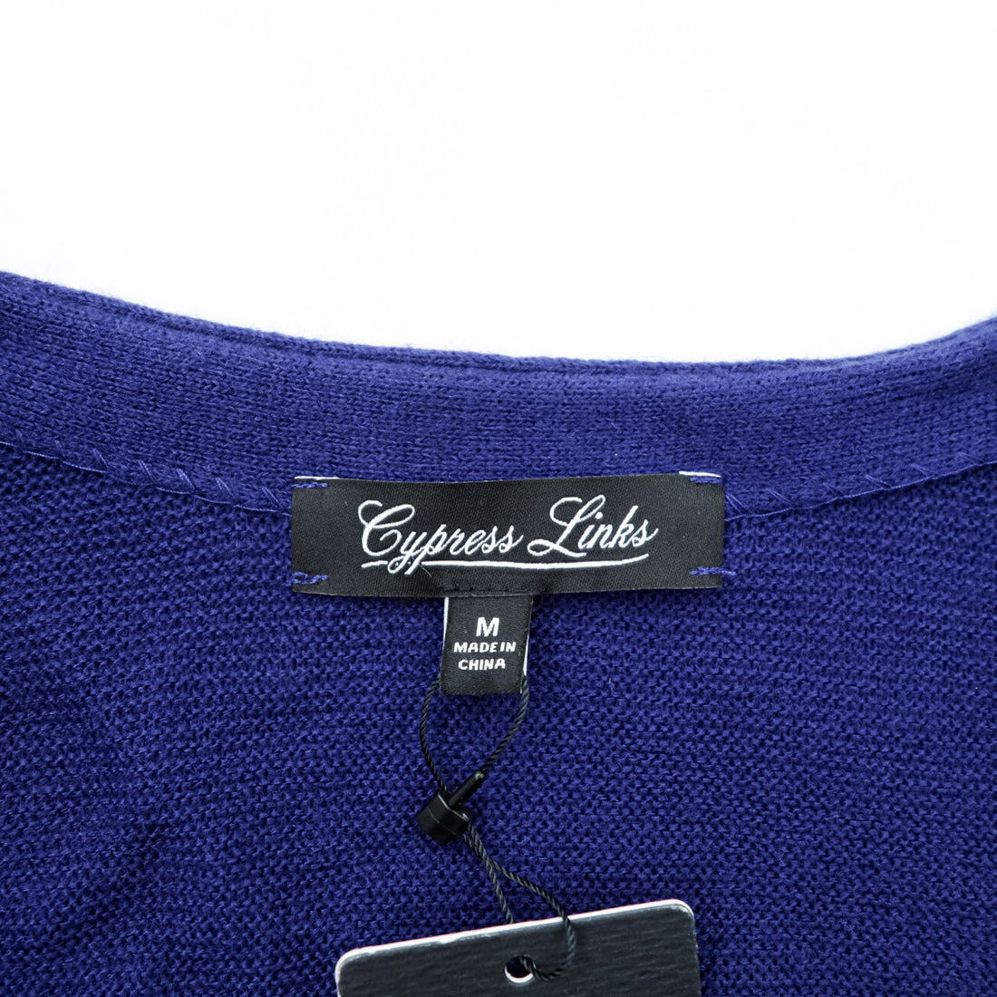 VINTAGE Knit Cardigan M Cypress Links Unused