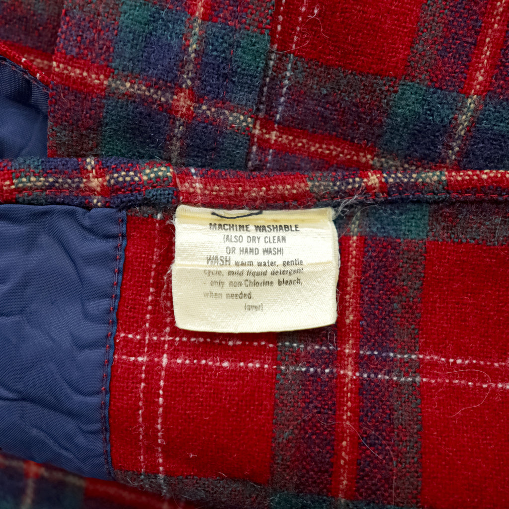 PENDLETON 70年代 USA製 ヴィンテージ ウール フランネルシャツ XL チェック 胸ポケット