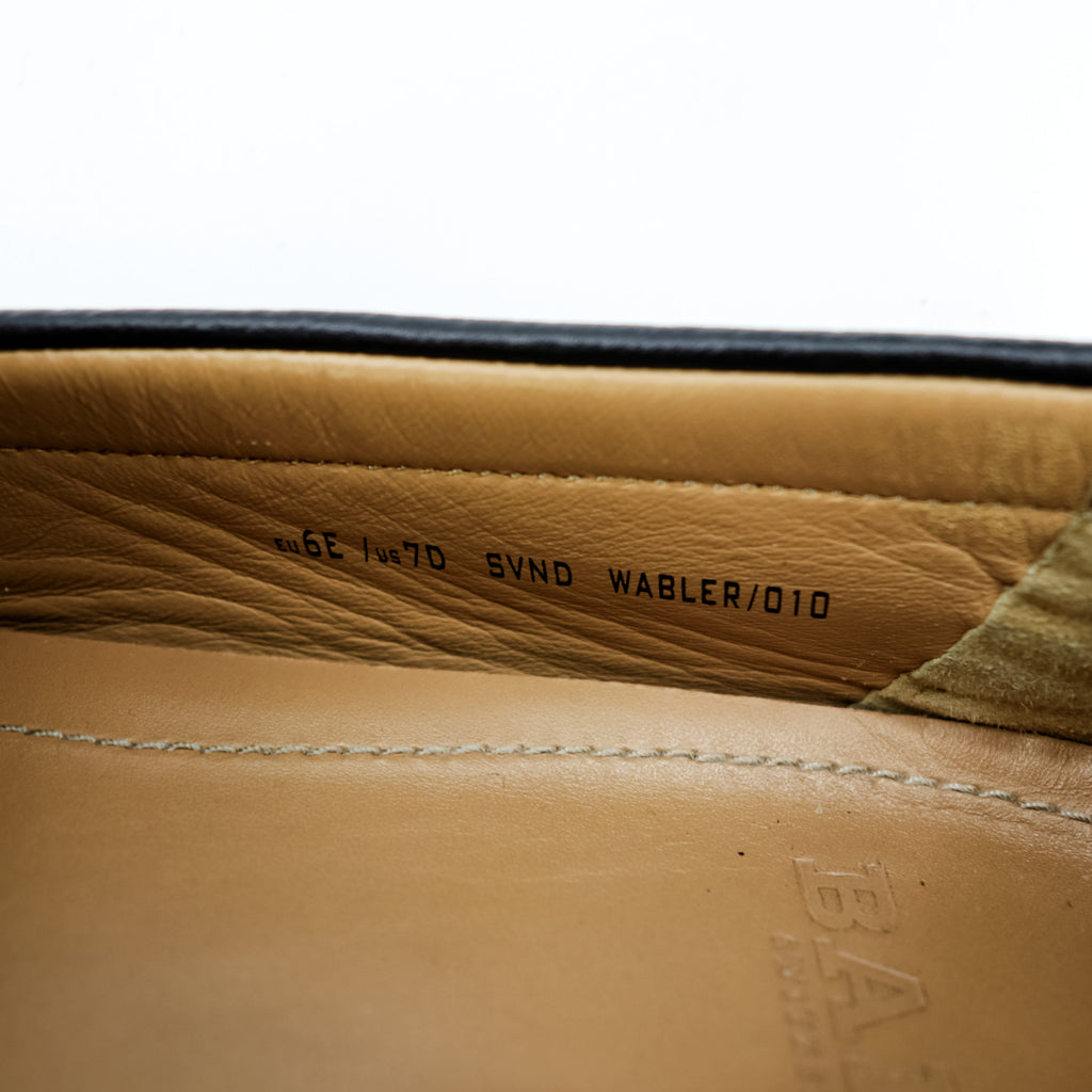 BALLY Driving Shoes Loafers US7 SVND WABLER / 010 Swiss Made