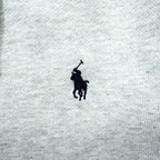Polo Ralph Lauren 90年代 リバースウィーブ ジップパーカー M グレー スモールポニー ロゴ 刺繍