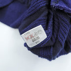 Vintage Yves Saint Laurent YSL Knit Cardigan Diamond Pattern Cable Knit Purple
