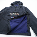 NAPAPIJRI Half-Zip Anorak Hoodie L N0Y9SY Taped Seam Mesh Liner