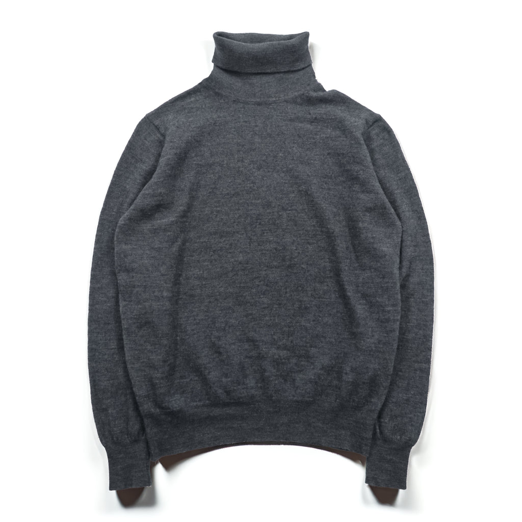 JOHN SMEDLEY English Made EXTRAFINE MERINO WOOL Turtleneck Sweater S