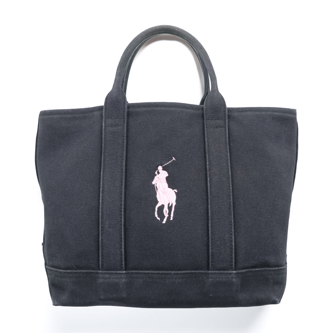 Ralph Lauren キャンバス トートバッグ ビッグポニー 刺繍 コットン