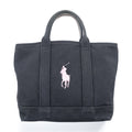 Ralph Lauren キャンバス トートバッグ ビッグポニー 刺繍 コットン