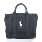 Ralph Lauren キャンバス トートバッグ ビッグポニー 刺繍 コットン
