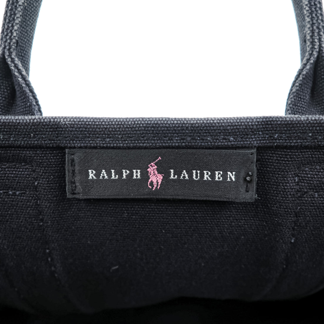 Ralph Lauren キャンバス トートバッグ ビッグポニー 刺繍 コットン