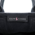 Ralph Lauren キャンバス トートバッグ ビッグポニー 刺繍 コットン