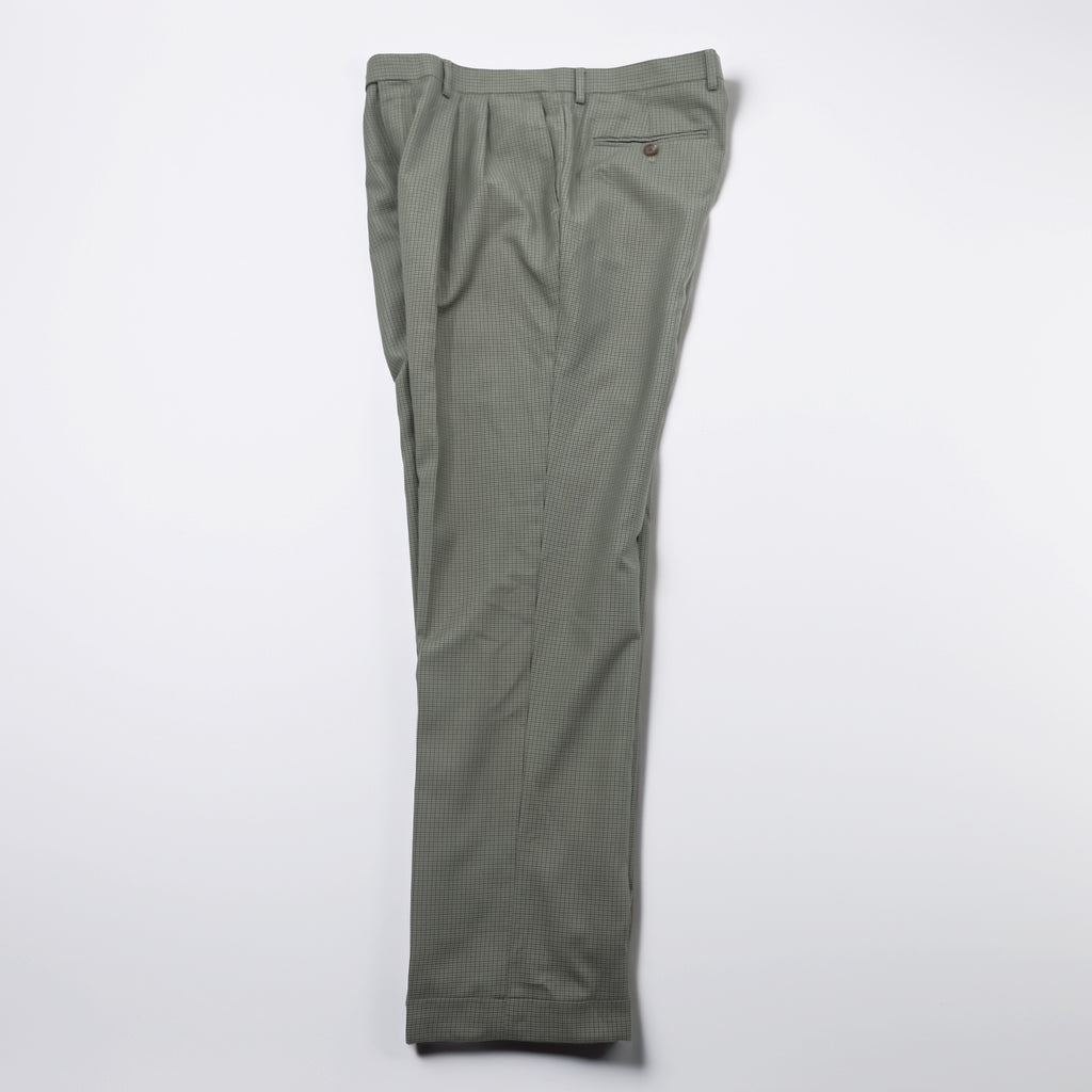 Ralph Lauren 90s Washable 2Tuck Gun Club Check Slacks L