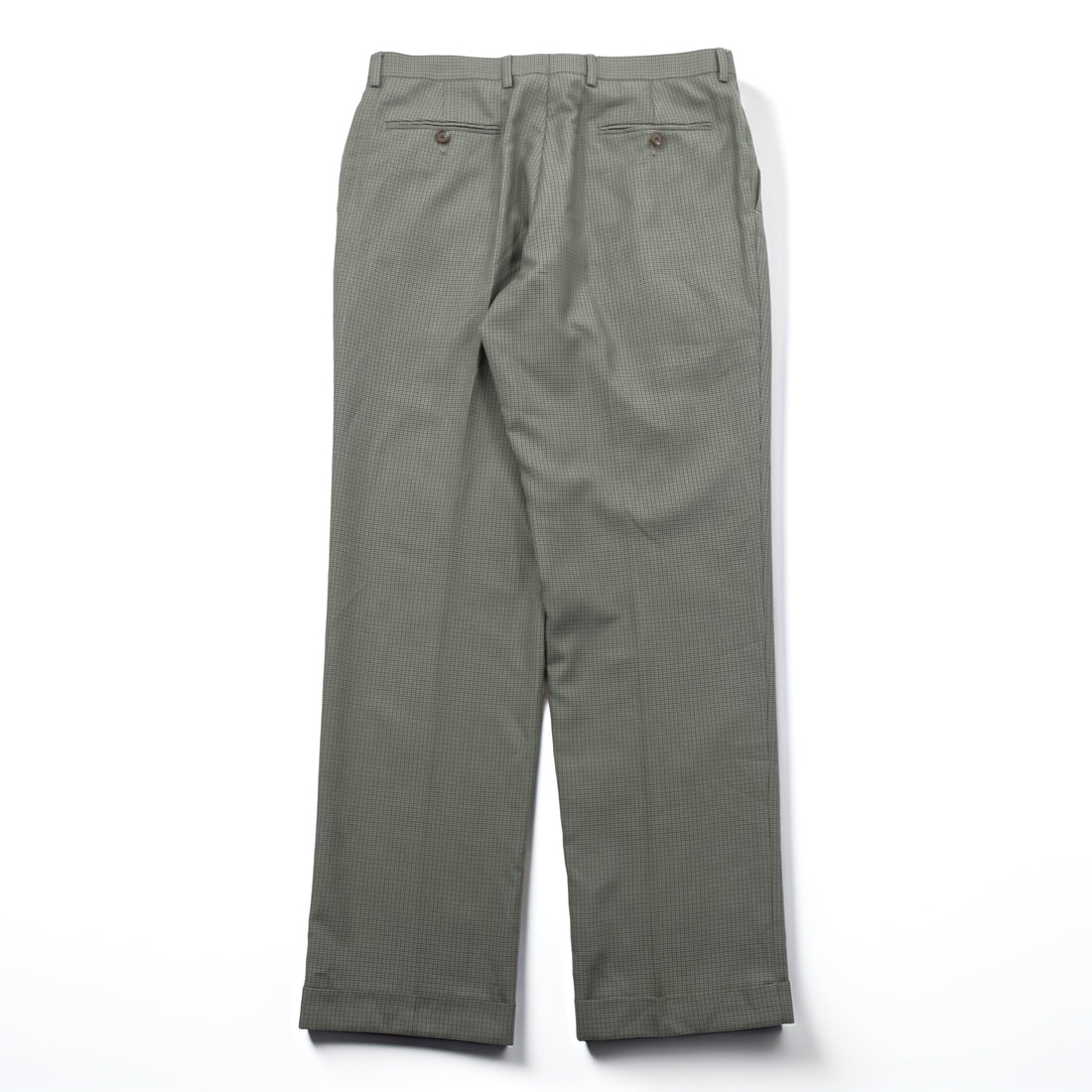Ralph Lauren 90s Washable 2Tuck Gun Club Check Slacks L