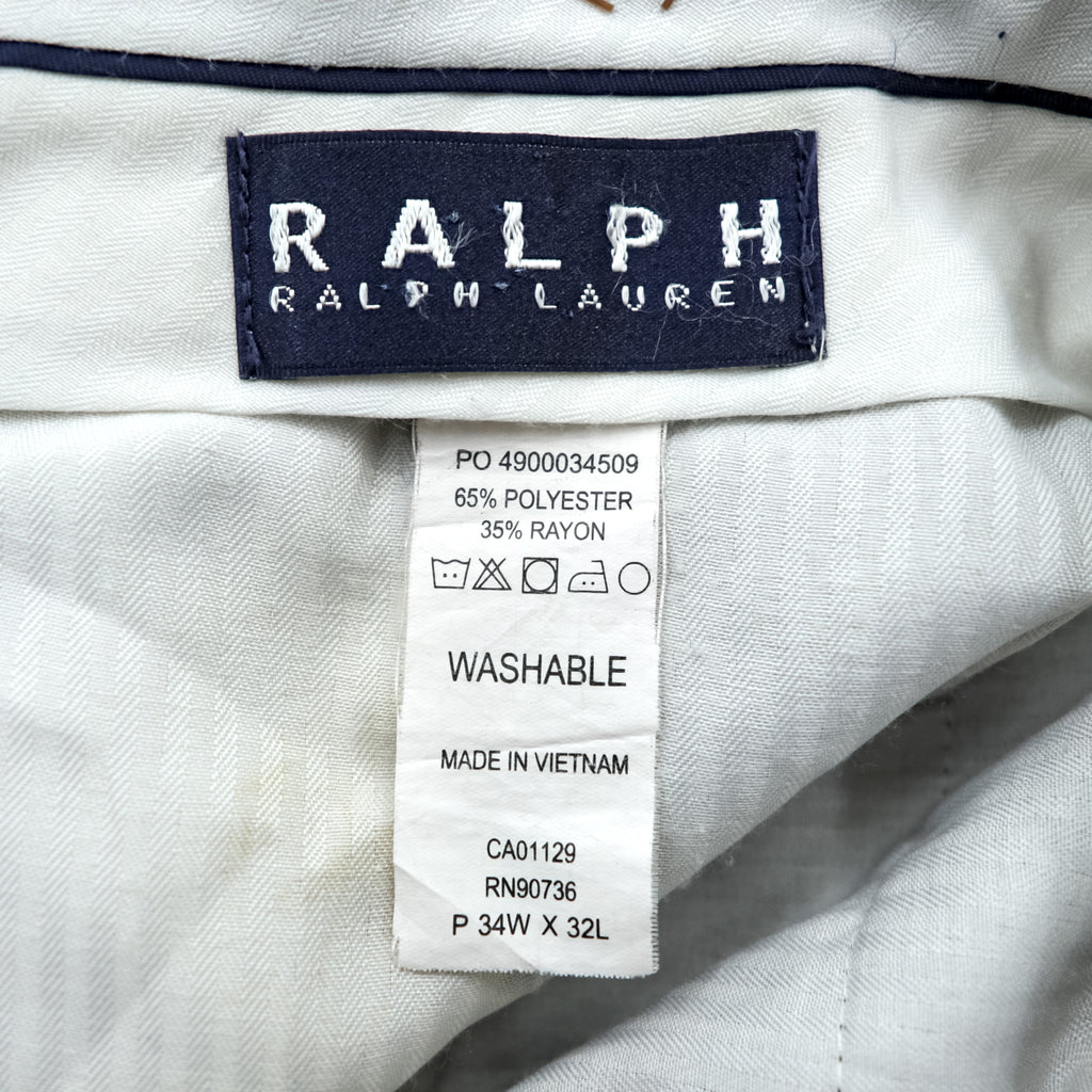 Ralph Lauren 90s Washable 2Tuck Gun Club Check Slacks L