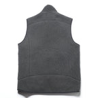 Patagonia レトロ パイル フリースベスト M グレー ボアフリース スタンドカラー 胸ポケット 22820