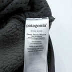 Patagonia レトロ パイル フリースベスト M グレー ボアフリース スタンドカラー 胸ポケット 22820