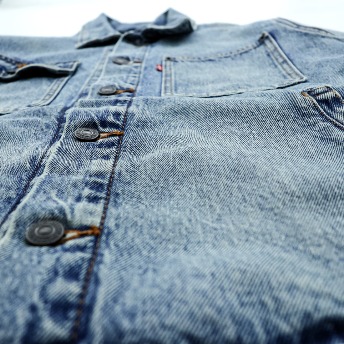 Levi Strauss Stock Trucker Jacket, Size M, A2662
