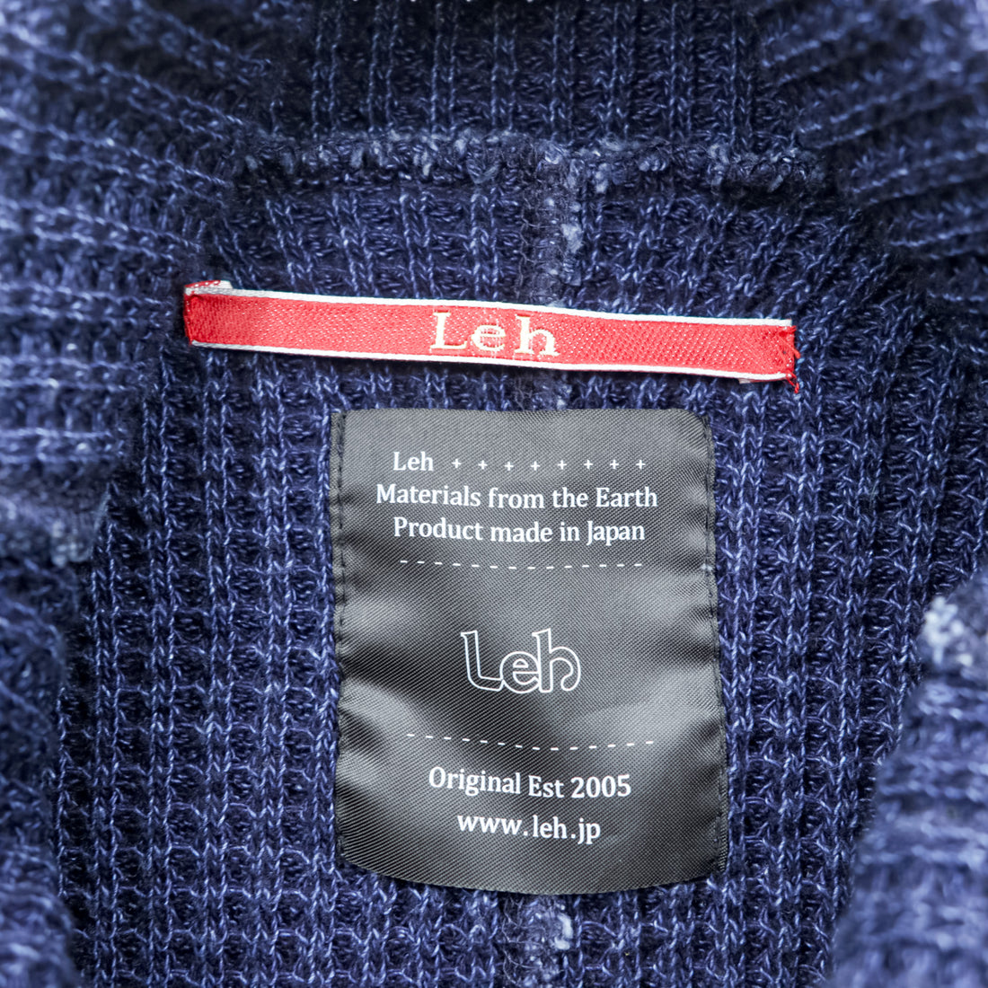LEH Japan-Made Knit Sweater, Thermal, High Neck, Size M, BEATNIK TURTLE SWEATER LEH 597