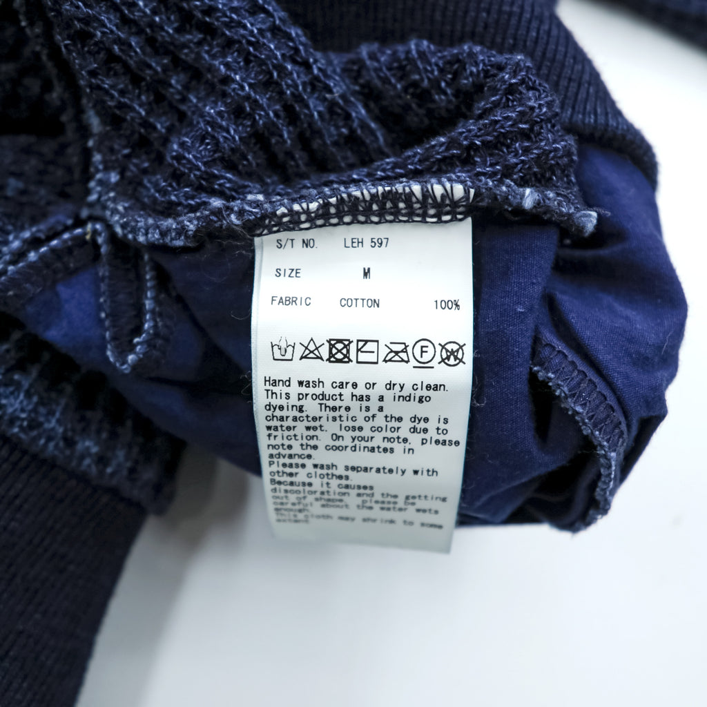 LEH Japan-Made Knit Sweater, Thermal, High Neck, Size M, BEATNIK TURTLE SWEATER LEH 597