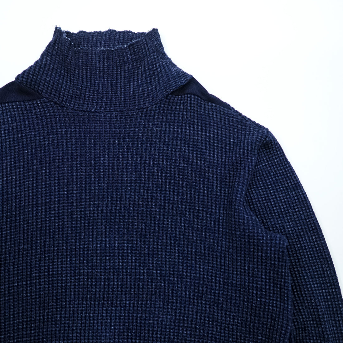 LEH Japan-Made Knit Sweater, Thermal, High Neck, Size M, BEATNIK TURTLE SWEATER LEH 597