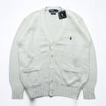 Polo Ralph Lauren 90s Knit Cardigan Size Small White Unused