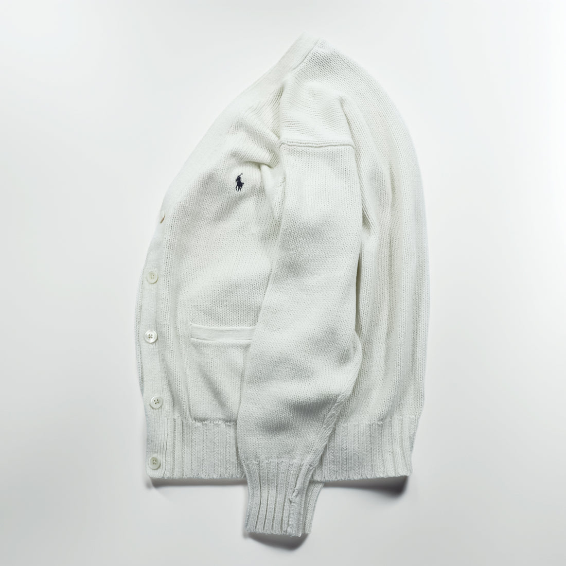Polo Ralph Lauren 90s Knit Cardigan Size Small White Unused