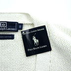 Polo Ralph Lauren 90s Knit Cardigan Size Small White Unused