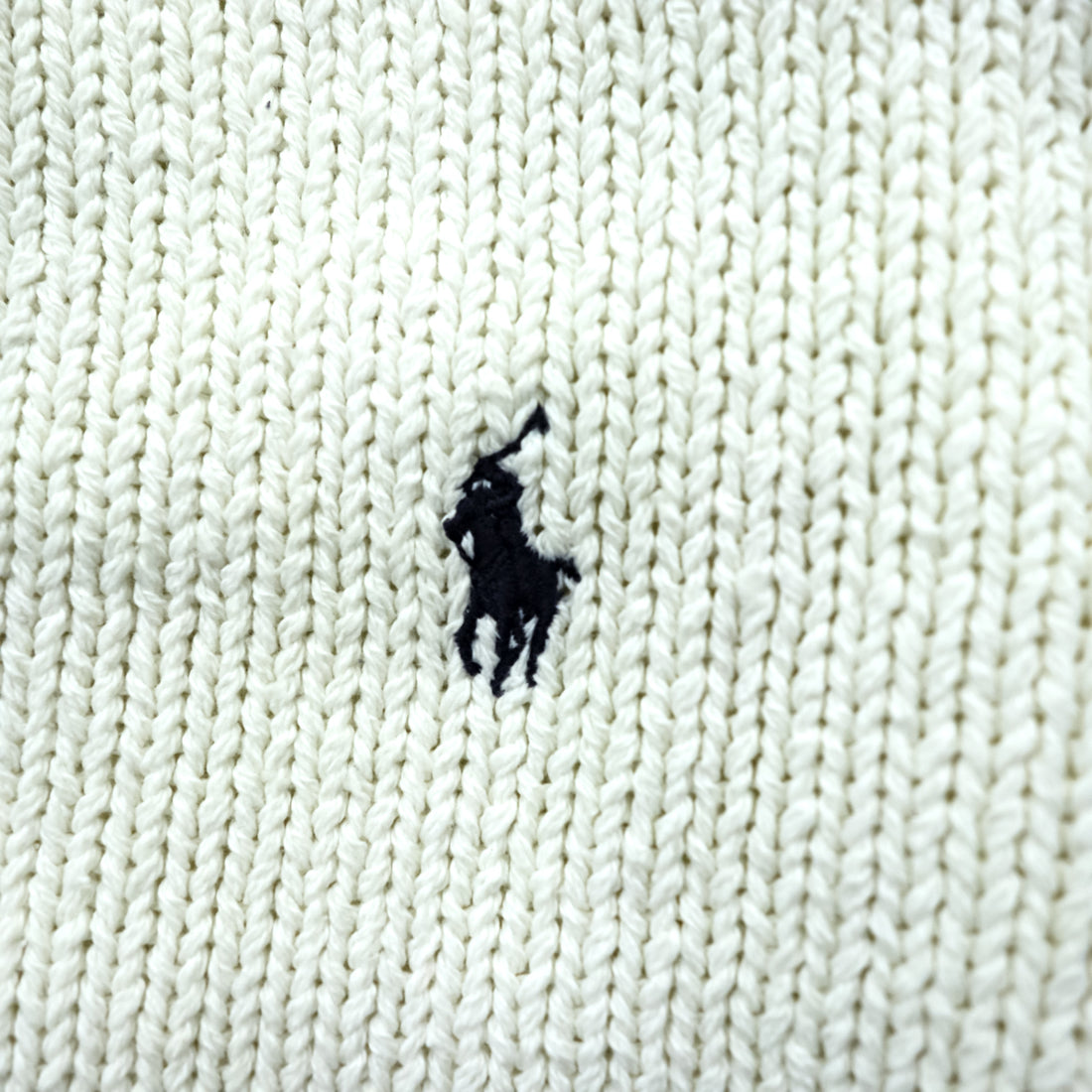 Polo Ralph Lauren 90s Knit Cardigan Size Small White Unused