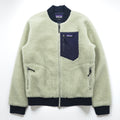 Patagonia レトロX 廃番 ボマージャケット Retro X Bomber Jkt ボア フリースジャケット S ナチュラル × ネイビー 22830