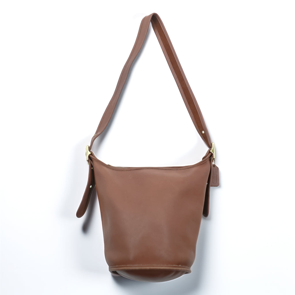 COACH ヴィンテージ オールドコーチ バケツ型 ショルダーバッグ グラブタンレザー