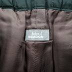 kolor BEACON 中綿 コーティング ベルテッドパンツ L グレー 防水 アウトドア ウェビングベルト ワイド テーパード 21WBM-P007132 日本製