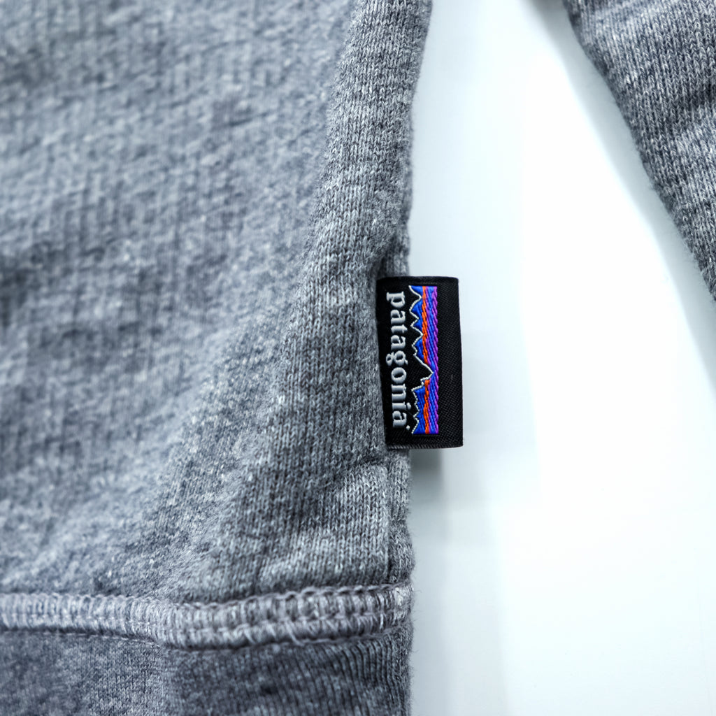 Patagonia オーガニックコットン クルーネック スウェット トレーナー M グレー 胸ポケット 26375
