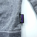 Patagonia オーガニックコットン クルーネック スウェット トレーナー M グレー 胸ポケット 26375