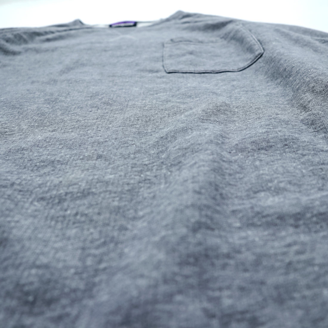Patagonia オーガニックコットン クルーネック スウェット トレーナー M グレー 胸ポケット 26375
