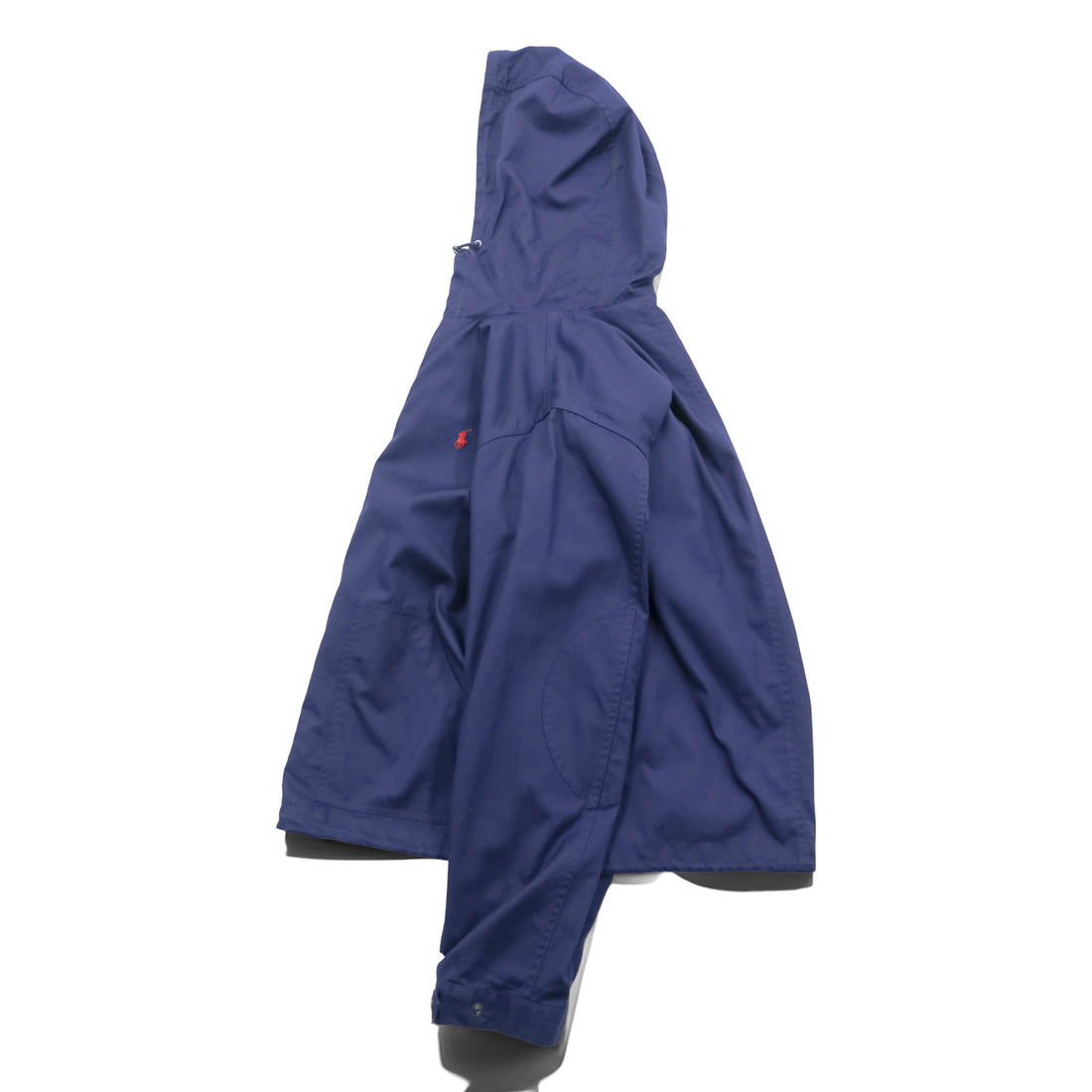 Polo Ralph Lauren 90s Mountain Parka M Drawstring Double Zip Small Pony Embroidery Elbow Patches