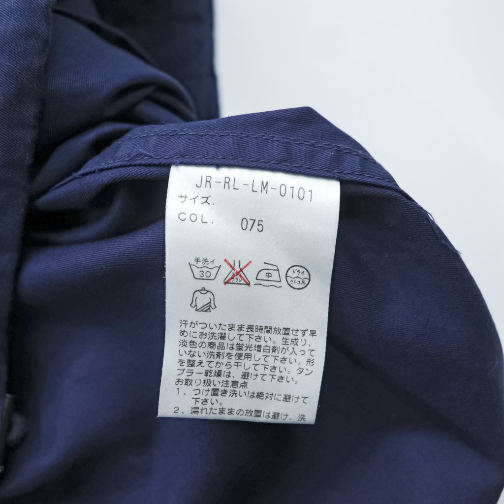 Polo Ralph Lauren 90s Mountain Parka M Drawstring Double Zip Small Pony Embroidery Elbow Patches