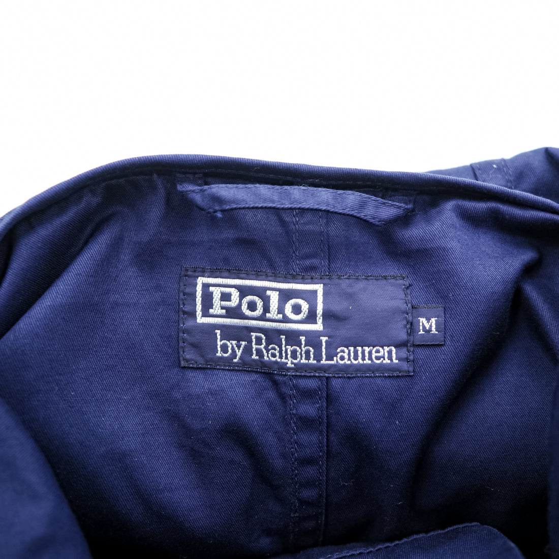Polo Ralph Lauren 90s Mountain Parka M Drawstring Double Zip Small Pony Embroidery Elbow Patches