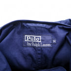 Polo Ralph Lauren 90s Mountain Parka M Drawstring Double Zip Small Pony Embroidery Elbow Patches