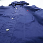 Polo Ralph Lauren 90s Mountain Parka M Drawstring Double Zip Small Pony Embroidery Elbow Patches