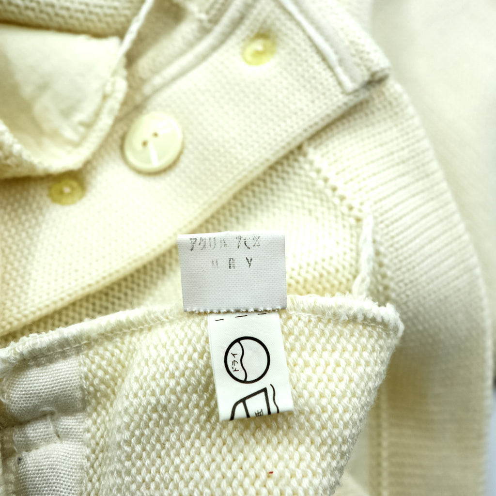 VAN -JAC- 70s Made in Japan Lettered Knit Cardigan, Size M, Ivy Patch