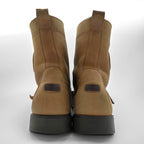 Polo Ralph Lauren Ranger Boots Moccasin Lace-up Boots 28cm Camel Leather Strap Lug Sole 812089030