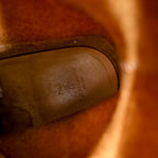 Polo Ralph Lauren Ranger Boots Moccasin Lace-up Boots 28cm Camel Leather Strap Lug Sole 812089030