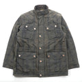 Timberland British Millerain Waxed Cotton Jacket Plaid L Hunting Field Coat Check