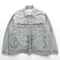 Levi's SilverTab Denim Jacket XL Gray Faded Black Trucker Jacket Loose Fit