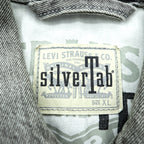 Levi's SilverTab Denim Jacket XL Gray Faded Black Trucker Jacket Loose Fit