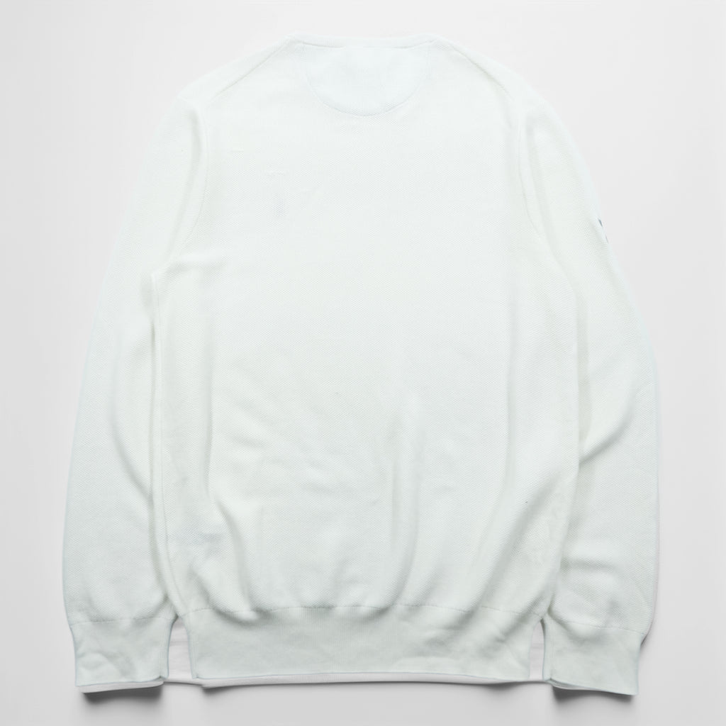 Polo Ralph Lauren Pima Cotton Mesh Knit Sweater L White Unused