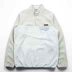Patagonia シンチラ Synchilla スナップT フリース L オートミール バイカラー プルオーバー 胸ポケット