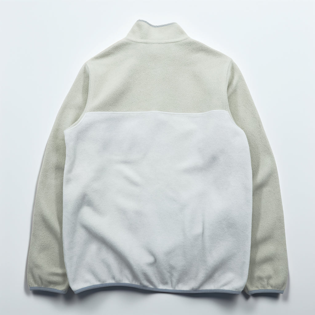 Patagonia シンチラ Synchilla スナップT フリース L オートミール バイカラー プルオーバー 胸ポケット