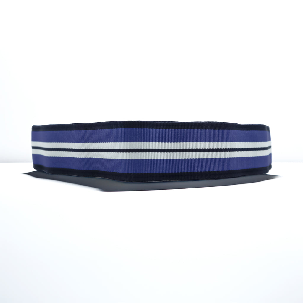 Polo Ralph Lauren リボンベルト Dリングベルト ストライプ ネイビー ホワイト