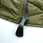 BUZZ RICKSON'S Type B-15C Olive(Modified) フライトジャケット S オリーブドラブ BR15323 ナイロン 中綿 CROWNジップ 復刻 日本製